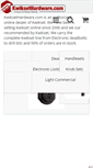 Mobile Screenshot of kwiksethardware.com